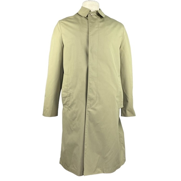 Brent Men’s Beige‎ All Weather Trench Coat Size - See Measurements - Picture 1 of 8